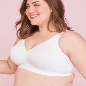 -new- CACIQUE Unlined Full Coverage No Wire Bra 52C